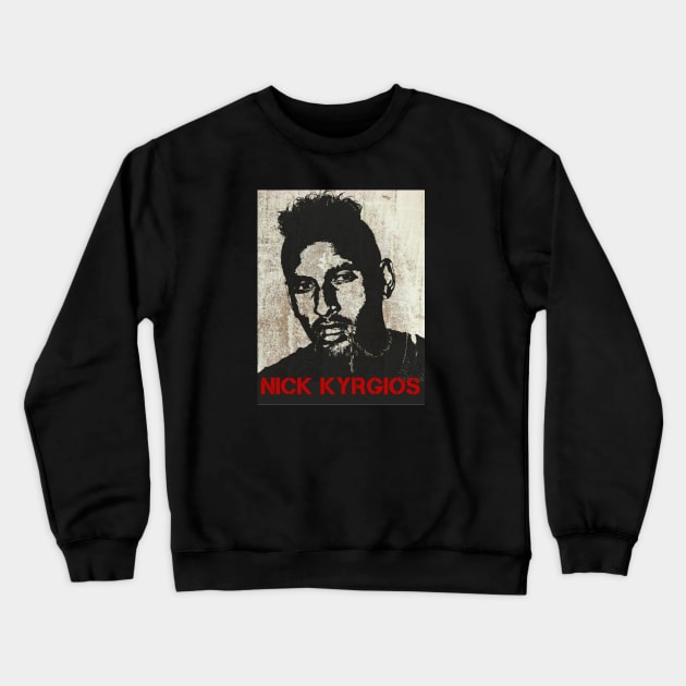 nick kyrgios Crewneck Sweatshirt by BorodinaAlen